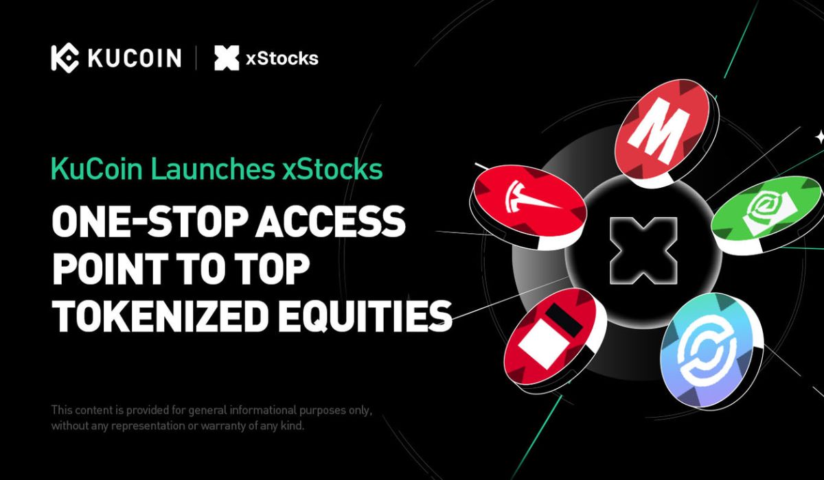 KuCoin Announces Launch of xStocks to Provide Top Global Tokenized Equities With a One-Stop Access Point