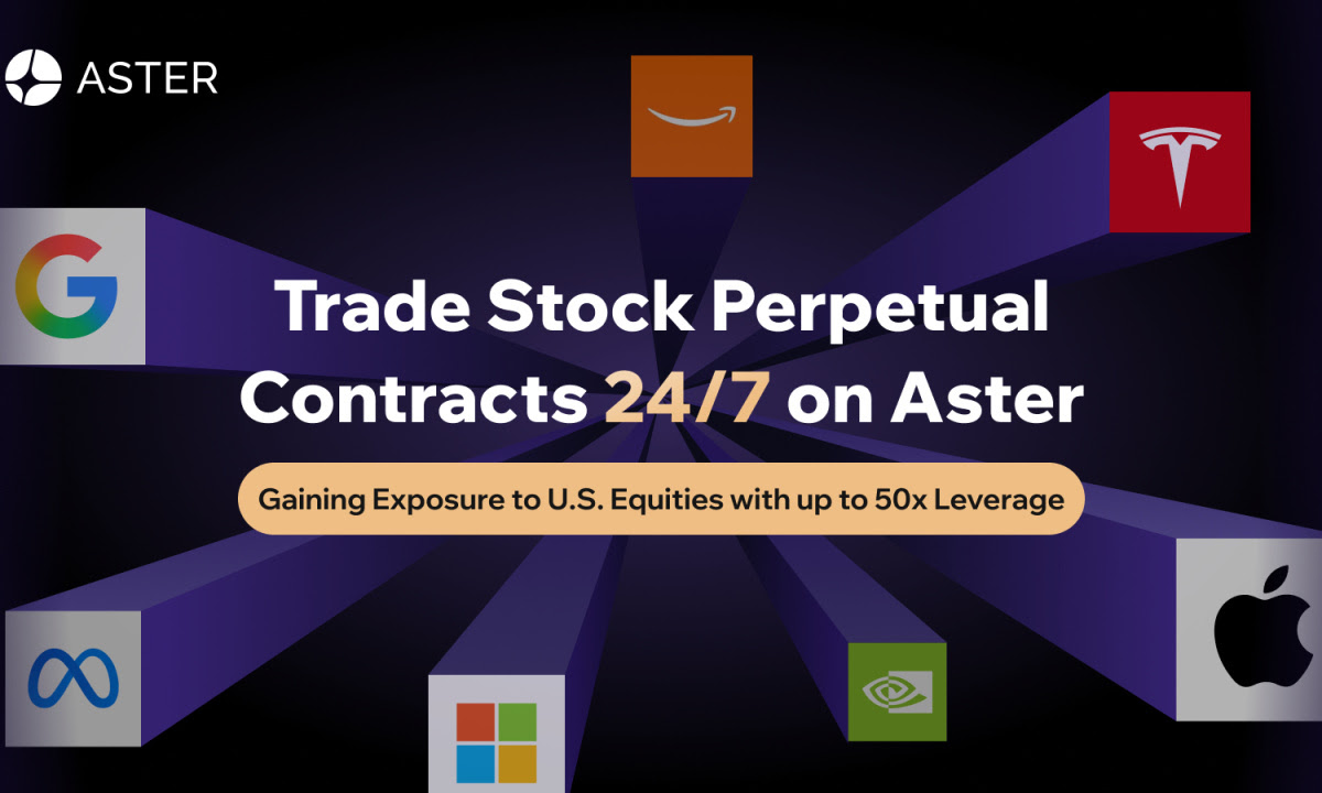 Aster Announces 24/7 Stock Perpetual Contracts Trading with Exposure to U.S. Equities