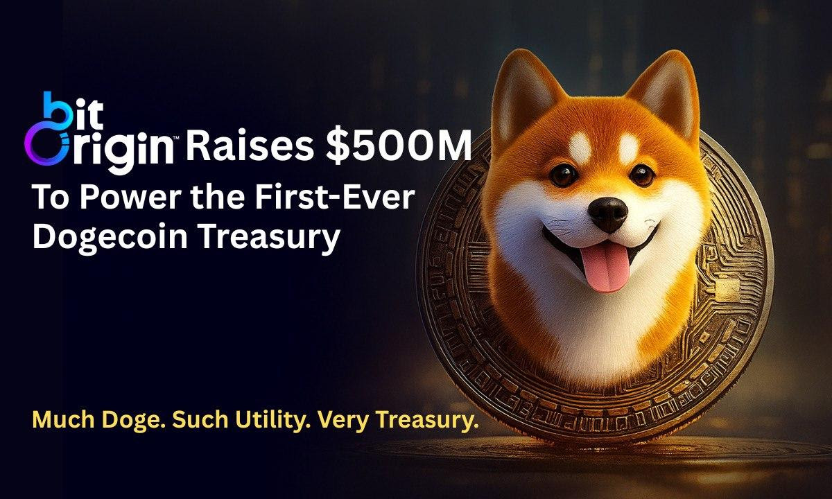 Bit Origin Secures $500M To Launch Groundbreaking Dogecoin Treasury Initiative