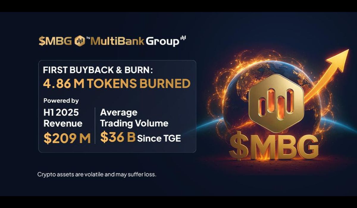 MultiBank Group Completes First $MBG Buyback and Burn, Eliminating 4.86 Million Tokens