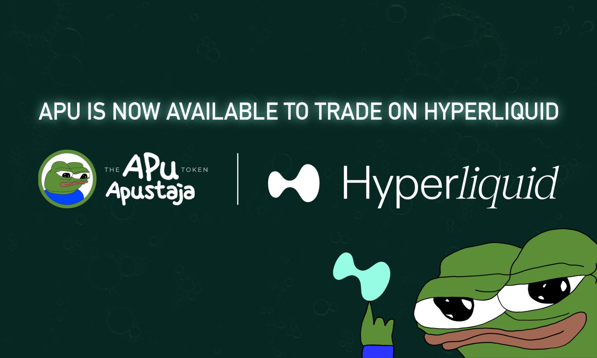 Apu Apustaja Breaks New Ground with Native Token Listing on Hyperliquid