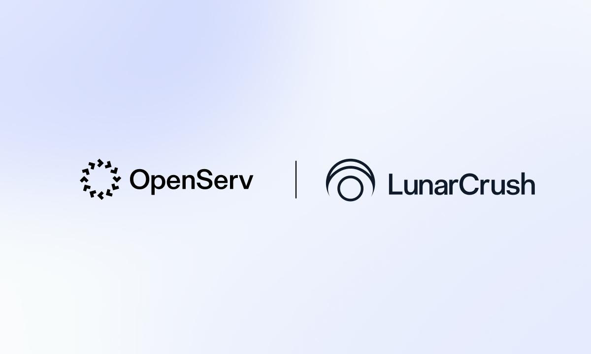 Openserv Partners With LunarCrush To Transform Massive Social Data Streams Into AI-Powered Applications