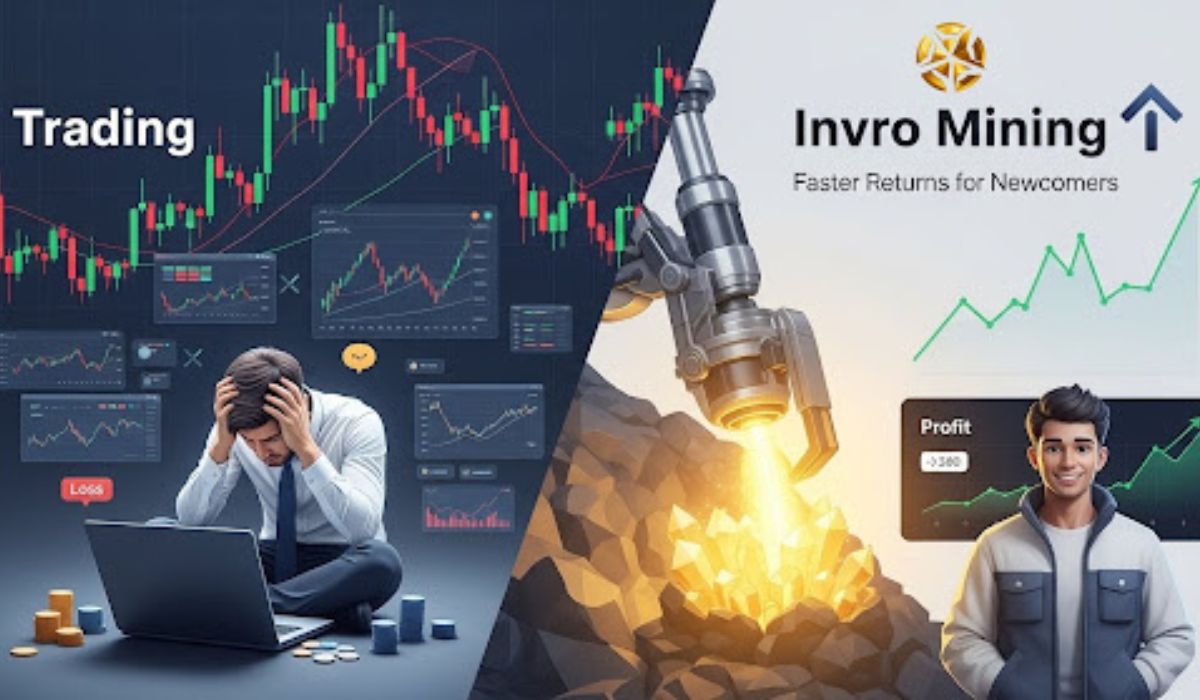 A Comparison between Trading and Mining: The reason why newcomers make much faster with Invro Mining