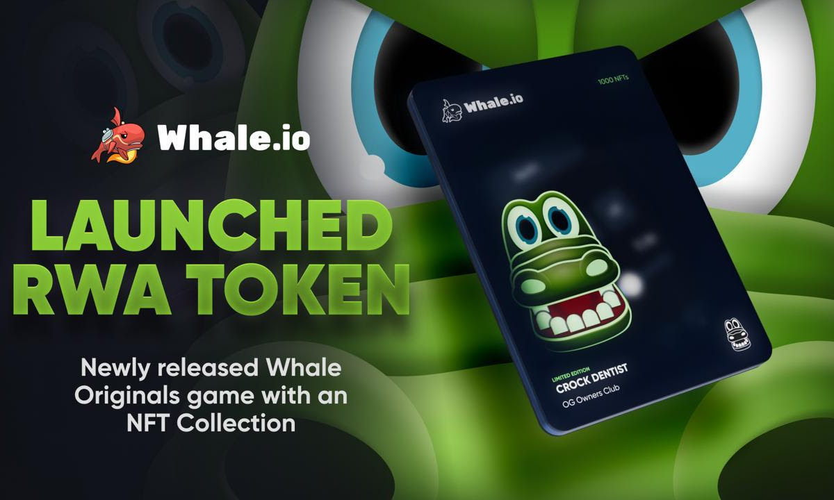 Whale.io Launches Crock Dentist Game and Limited RWA NFT Series