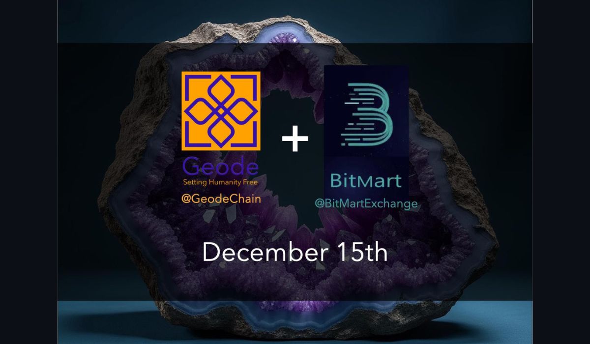 Geode Expands Reach with BitMart GEODE Coin Listing