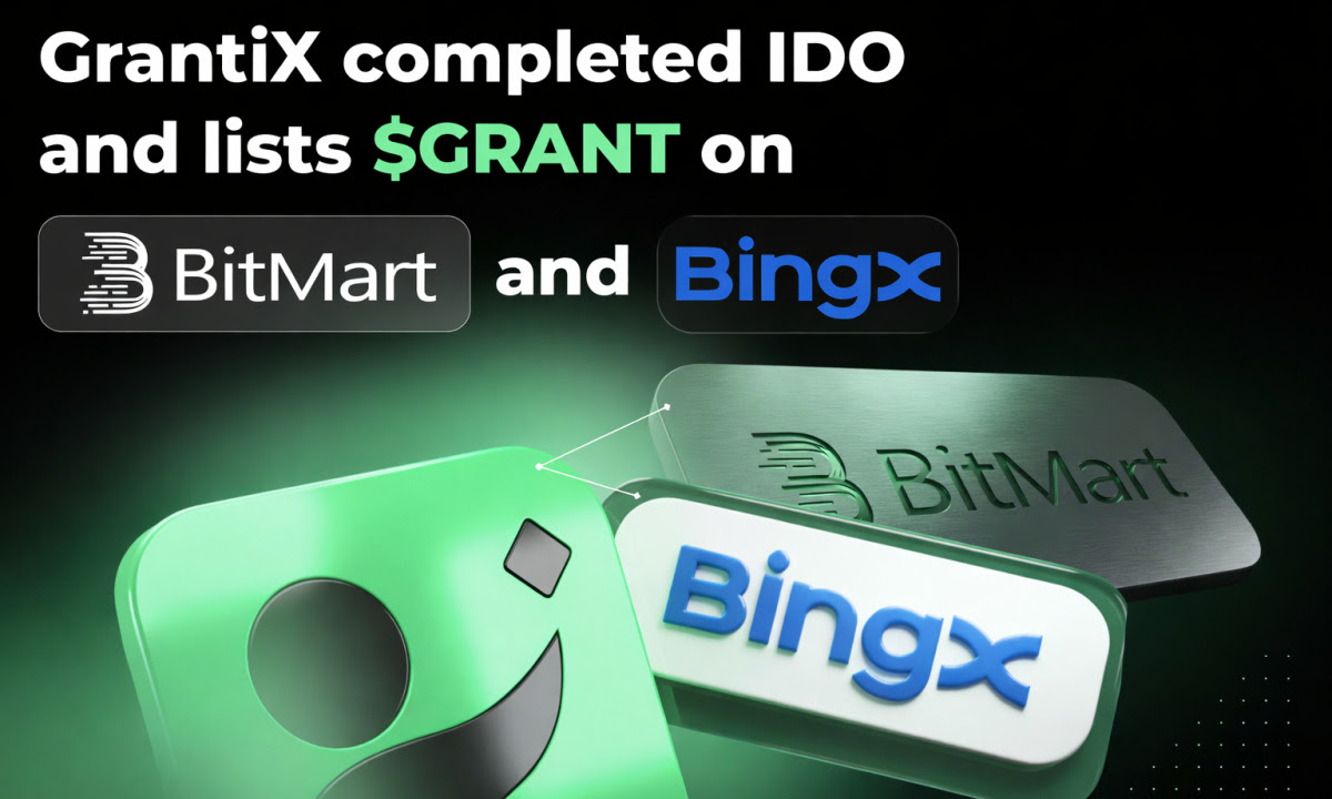 $Grant Token Now Live: 遵循成功的IDO, GrantiX 在 BitMart 和 BingX 上的列表 - BitRSS | Related Crypto Article