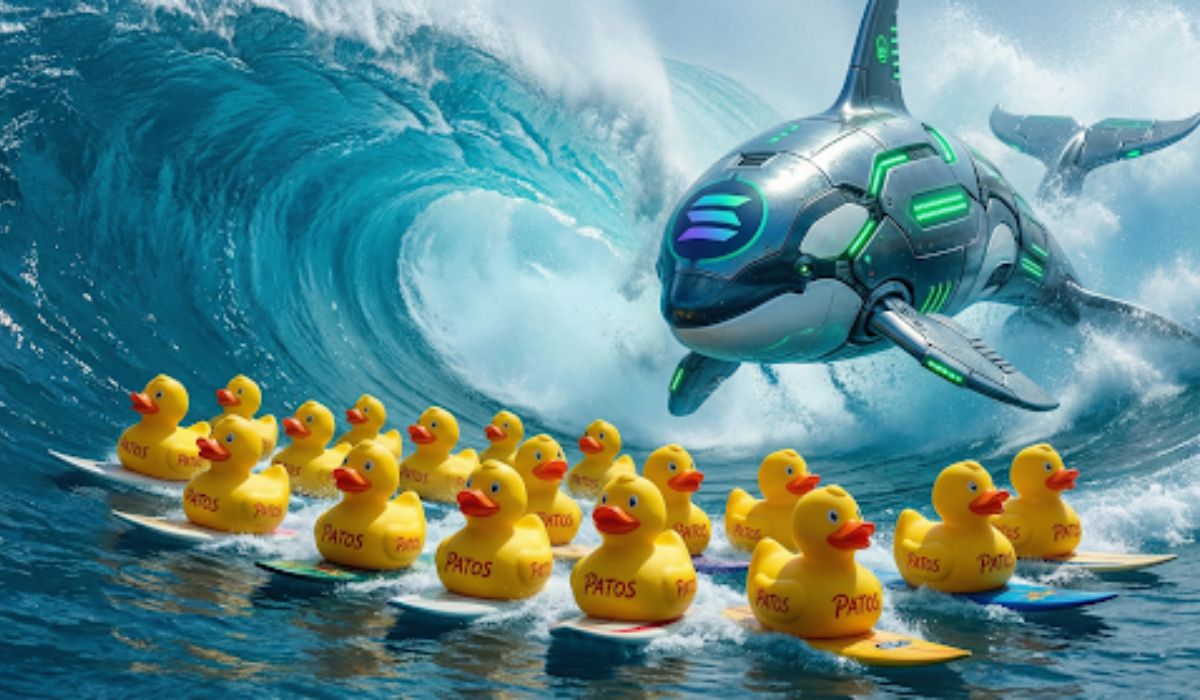 Solana Whale “Sharks In” on Patos Meme Coin: 13 Consecutive Buys Push Presale Toward $100K Milestone