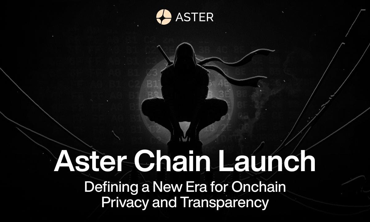 Aster Chain Announces Official Launch to Boost Onchain Privacy and Transparency
