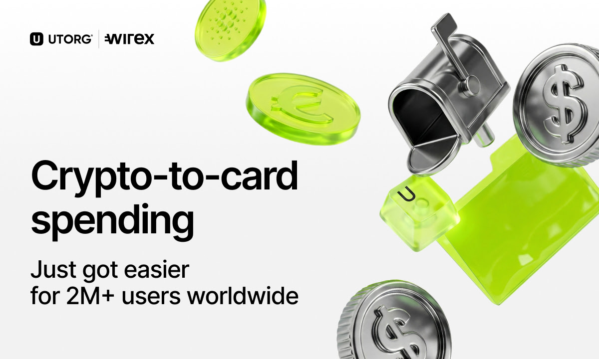Wirex and Utorg Team Up to Make Crypto-to-Card Spending Effortless for 2M+ Users