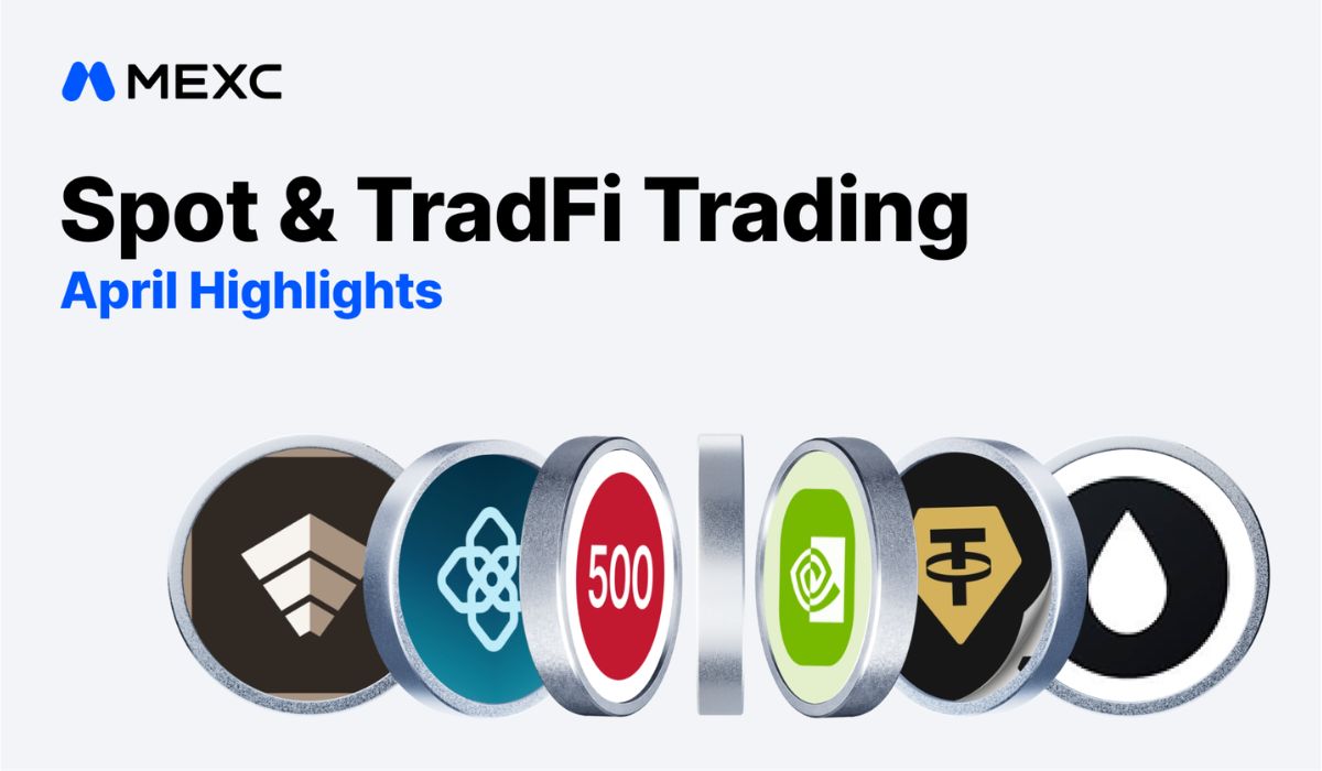 2,341% Average Gains on New Tokens, 55% Jump in TradFi Futures: MEXC’s April Report