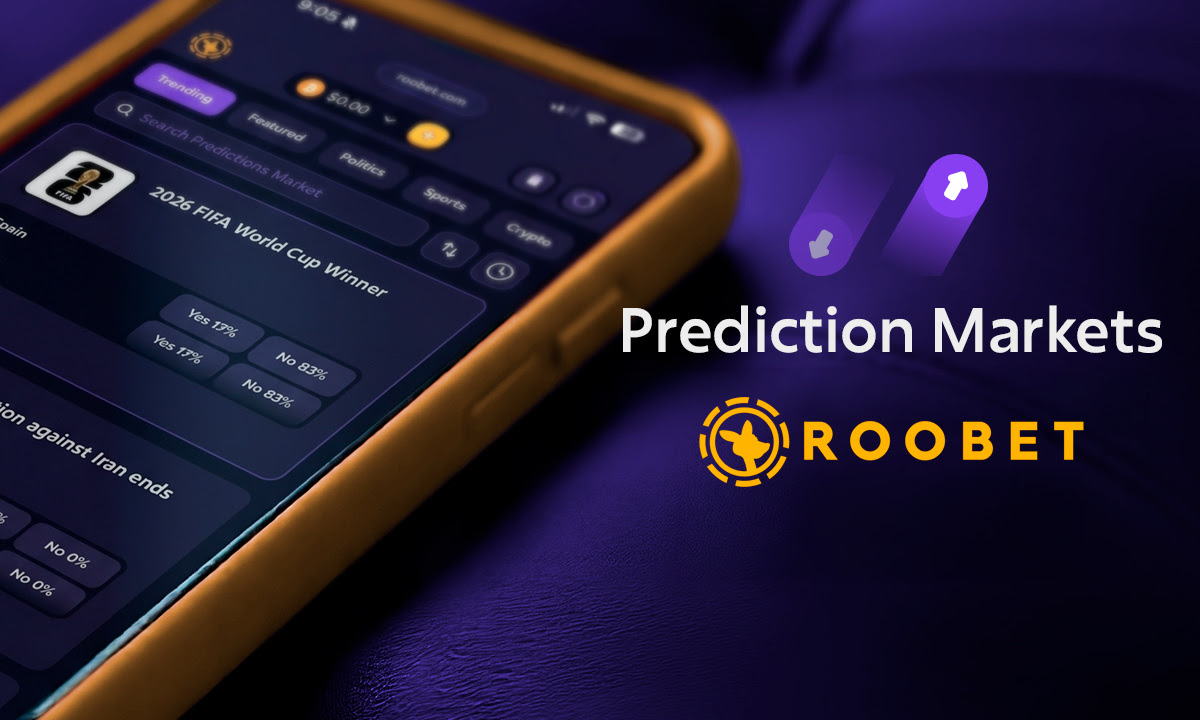 Crypto-First Entertainment Platform, Roobet Announces Launch of its New Prediction Markets