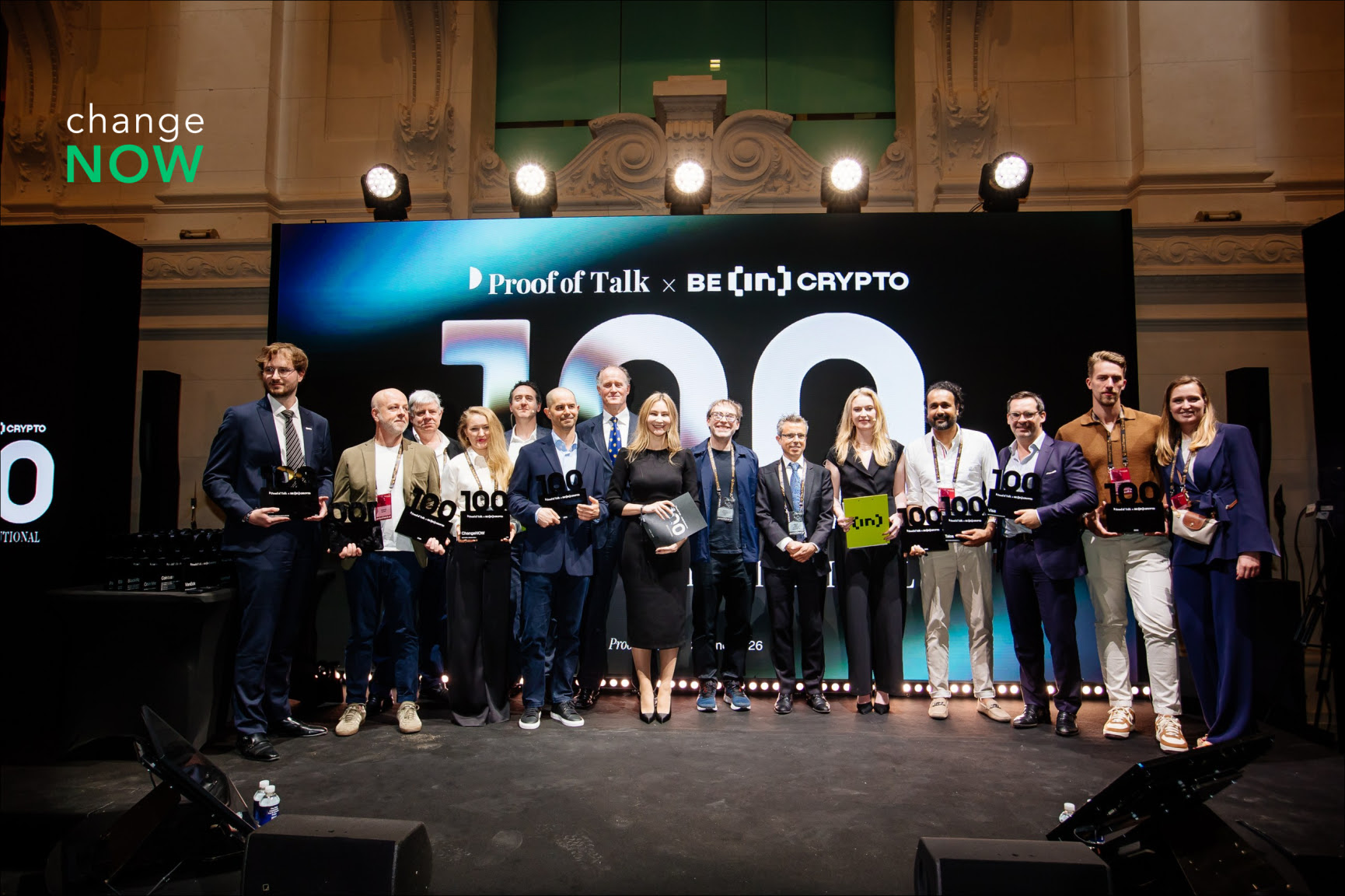 ChangeNOW Named Best Digital Assets Fintech at the BeInCrypto Institutional 100 Awards 2026
