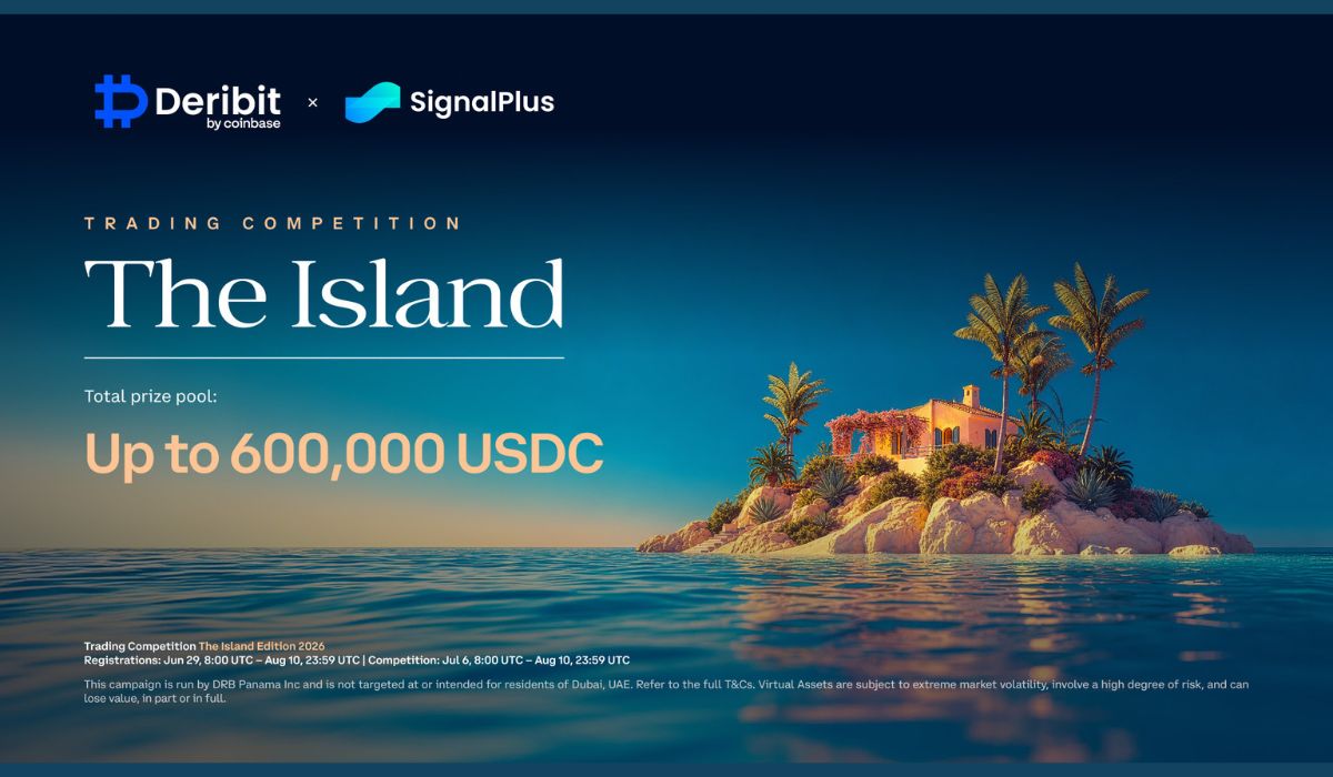 $600,000 USDC on the Line: Deribit and SignalPlus Launch The Island Trading Competition