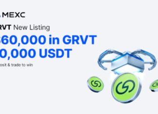 MEXC Lists Grvt (GRVT) with $60k Worth of GRVT and 10,000 USDT in Airdrop+ Rewards MEXC Lists Grvt (GRVT) with $60k Worth of GRVT and 10,000 USDT in Airdrop+ Rewards
