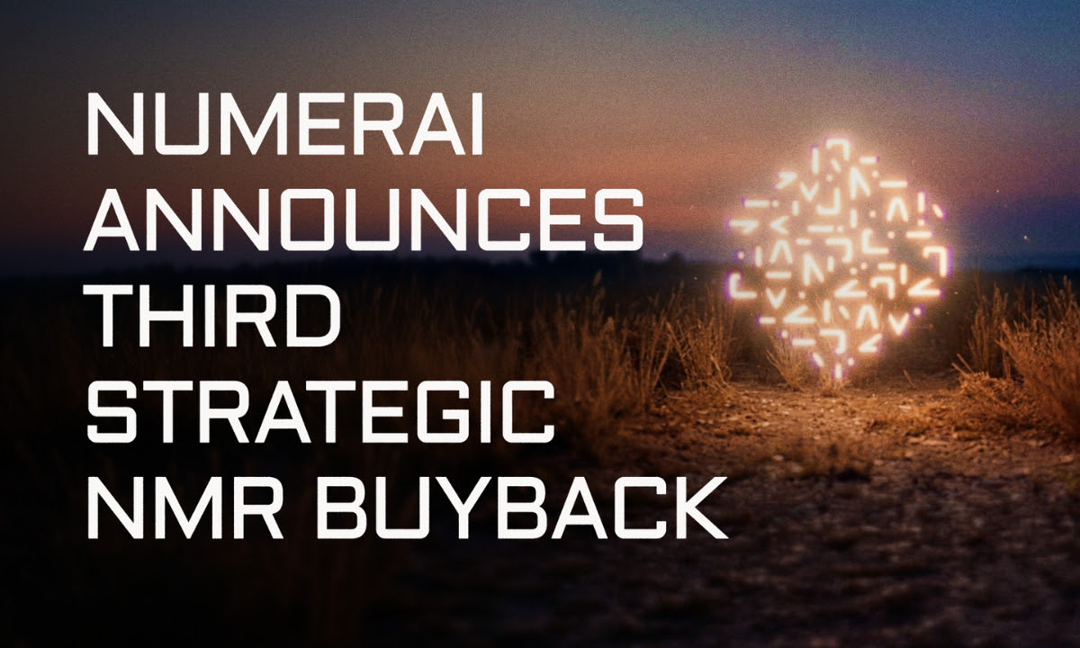 Numerai Completes Its Third NMR Buyback, Bringing Total Repurchases to $3.2M