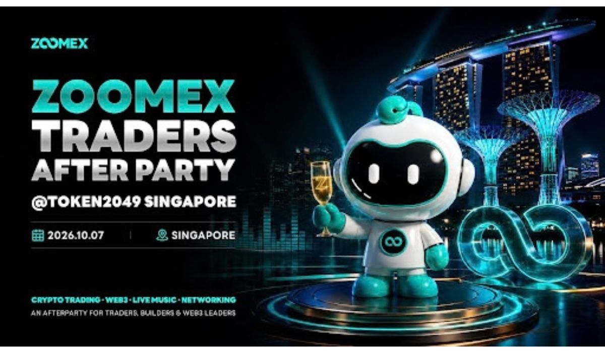 Zoomex to Host Traders' After-Party During TOKEN2049 Singapore, Connecting Traders and the Web3 Community (1) Zoomex to Host Traders' After-Party During TOKEN2049 Singapore, Connecting Traders and the Web3 Community