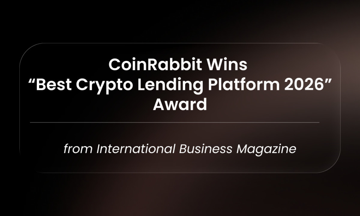 CoinRabbit Named ‘Best Crypto Lending Platform 2026’ by International Business Magazine